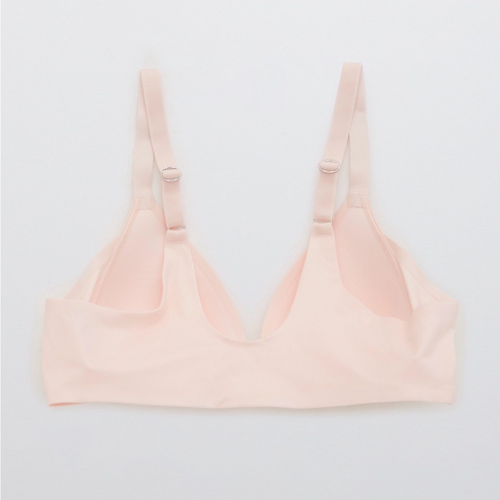 Aerie Sunnie Wireless Lightly Lined Bra Ballet Pink NWT 34D - Picture 4 of 9